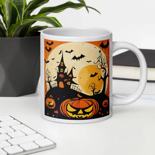 White glossy mug - WhatUWant2Buy