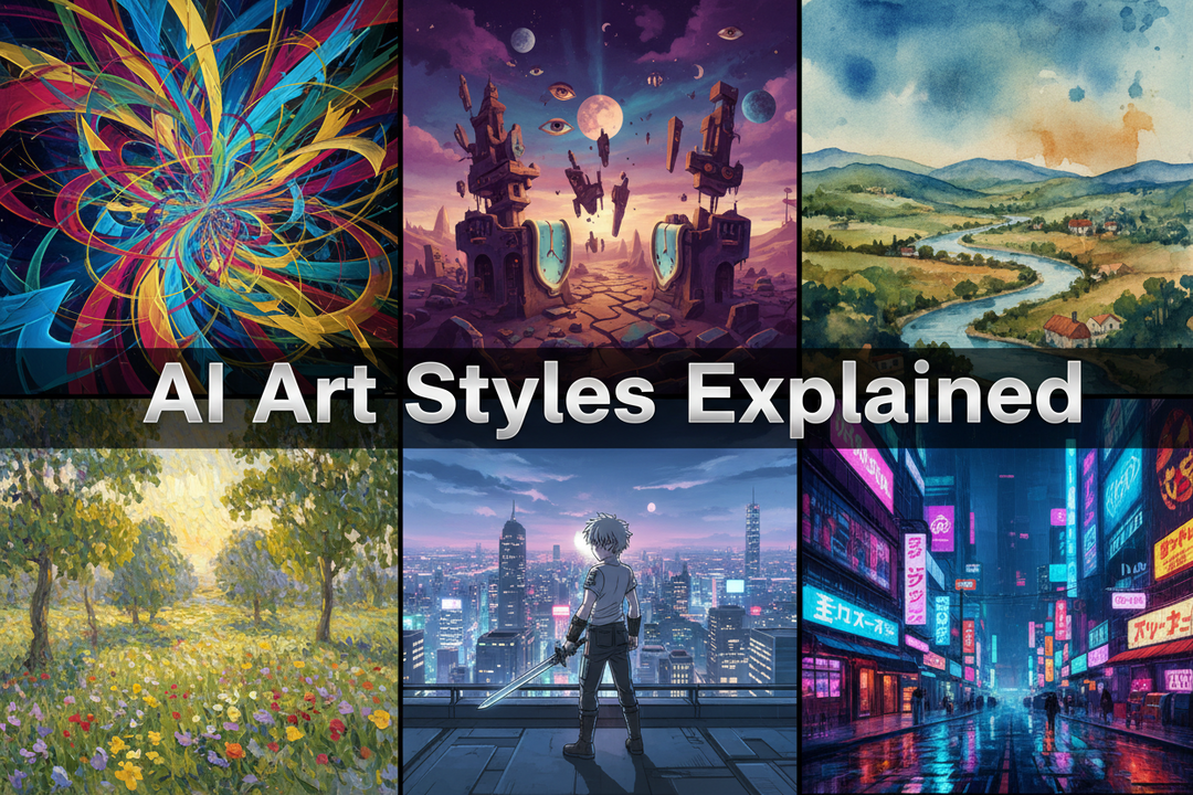 AI Art Styles Explained — From Abstract to Cyberpunk | WhatUWant2Buy