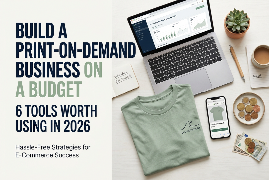 Build a Print-on-Demand Business on a Budget: 6 Tools Worth Using in 2026