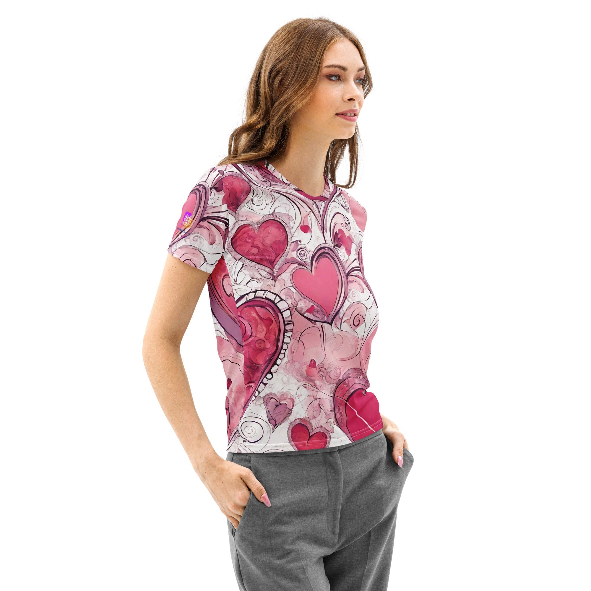 Women’s cotton crew neck t-shirt