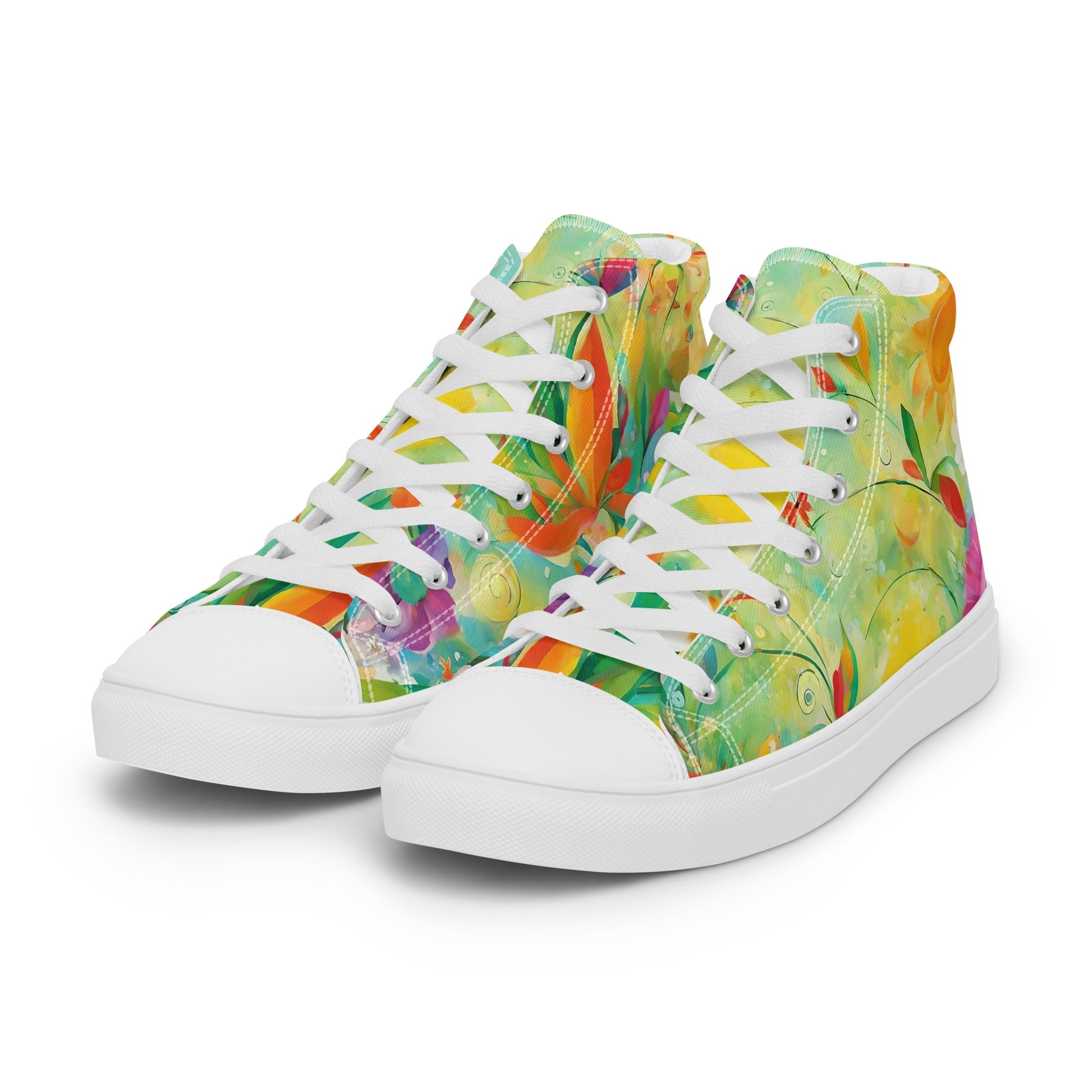 Men’s high top canvas shoes