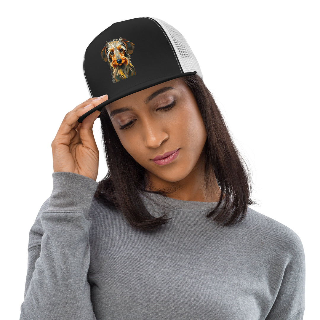 Dachshund Abstract Trucker Cap | Everyday AI-Designed 11