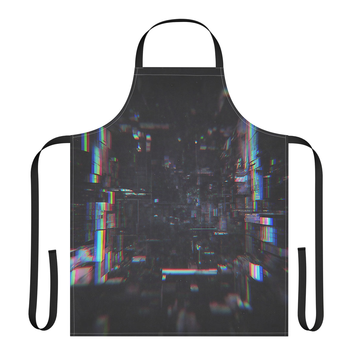 Glitchwear Strap Apron, AI Signature Style AI-Designed 56, main view