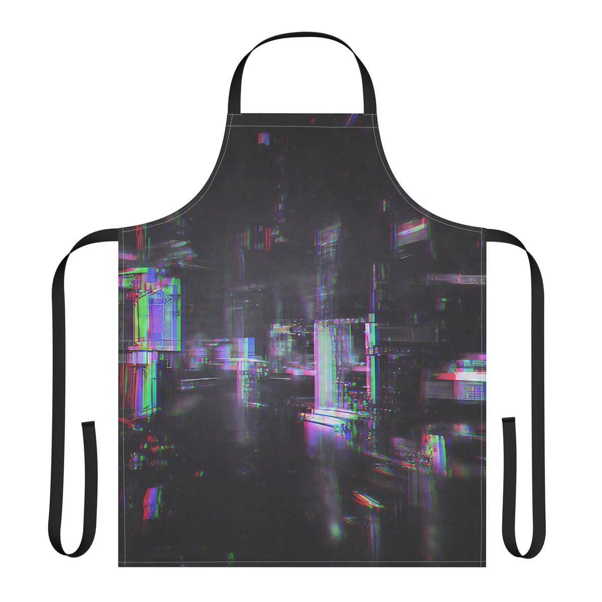 Glitchwear Strap Apron | AI Signature Style AI-Designed 77