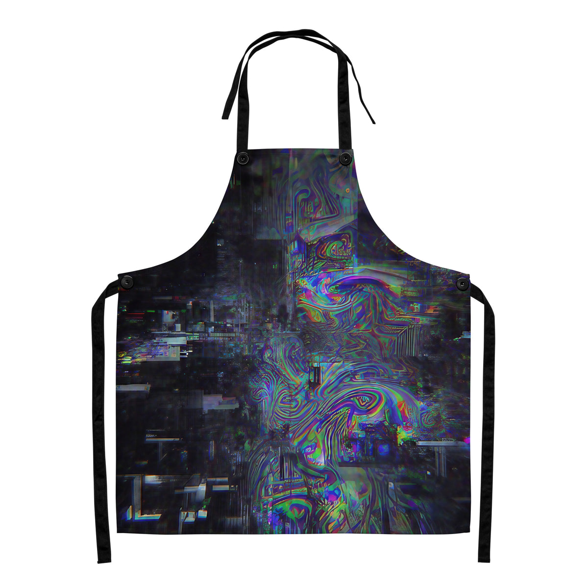 Glitchwear Apron | AI Signature Style AI-Designed 43