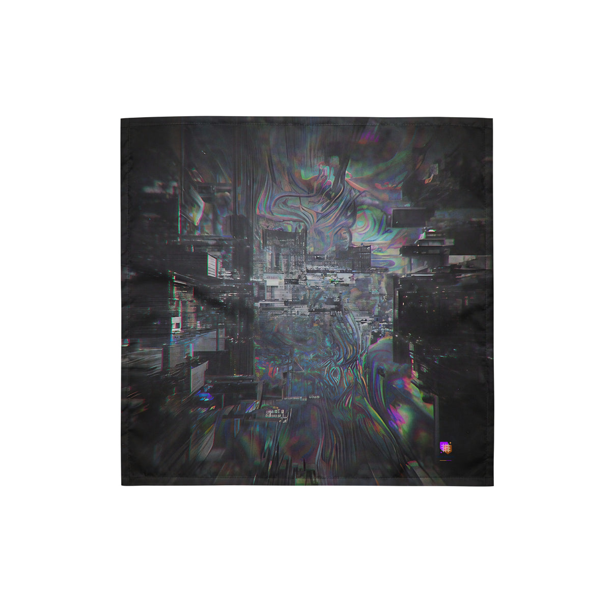 Glitchwear All-Over Print Bandana | AI Signature Style AI-Designed 36