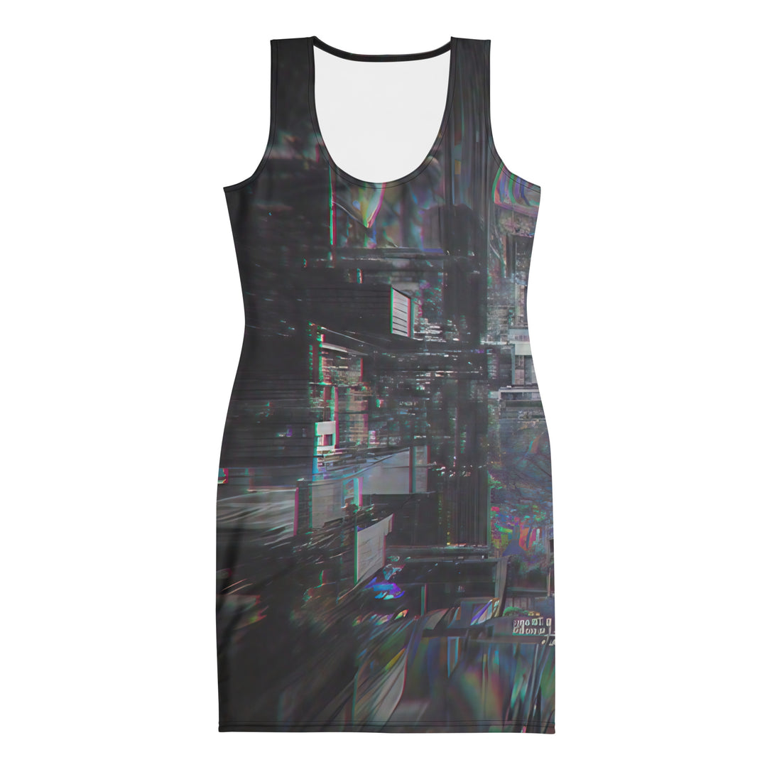 Glitchwear Bodycon Dress, Everyday AI-Designed 0, main view