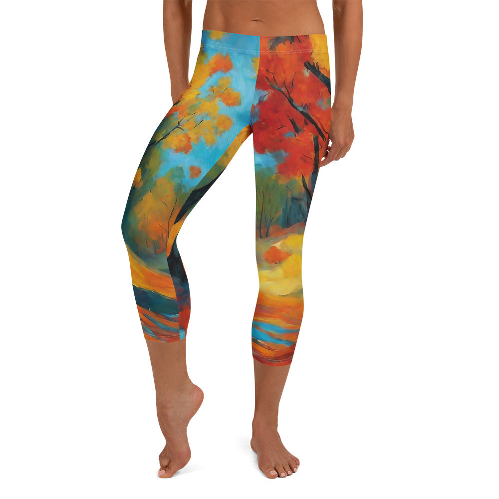 Capri Leggings - WhatUWant2Buy
