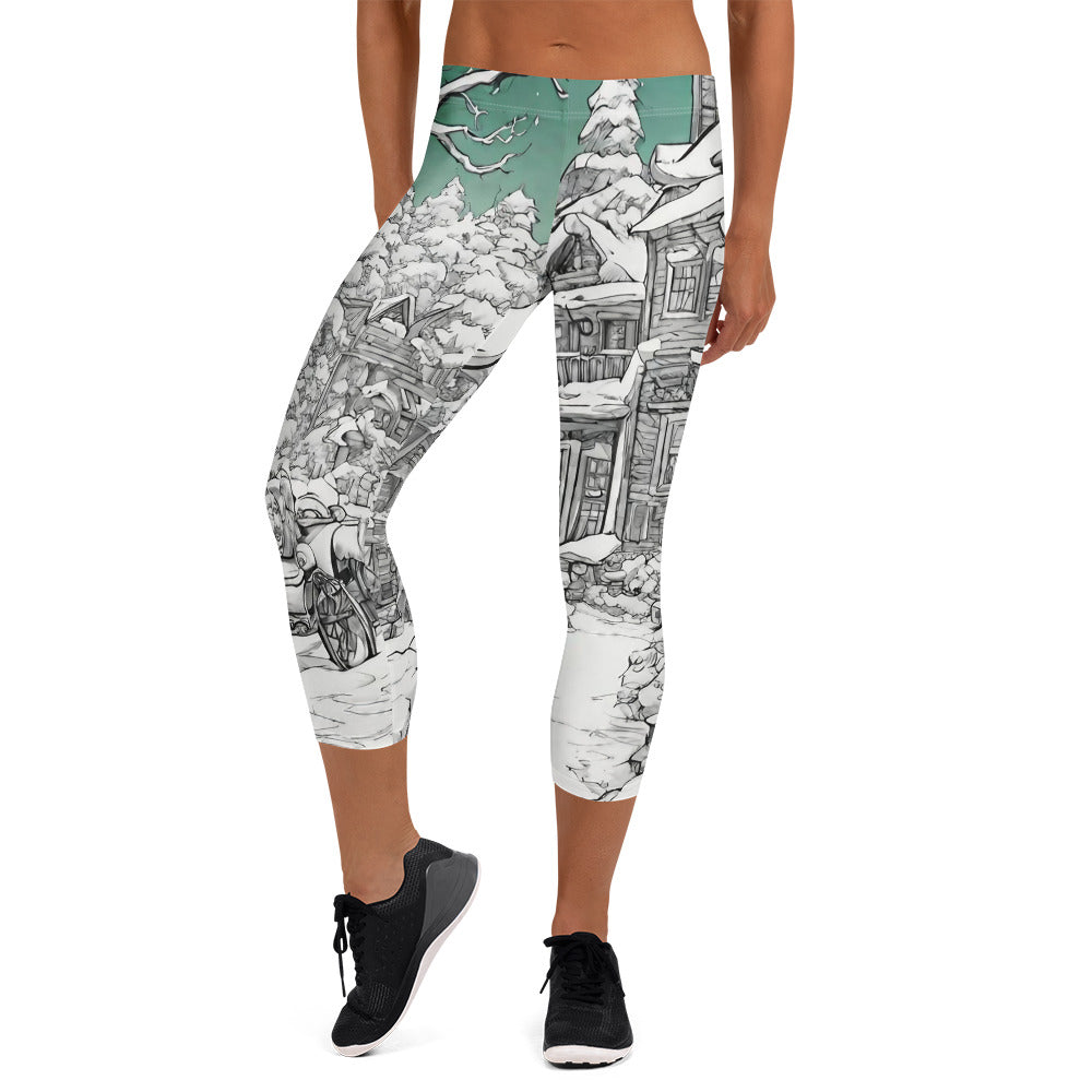 Capri Leggings - WhatUWant2Buy