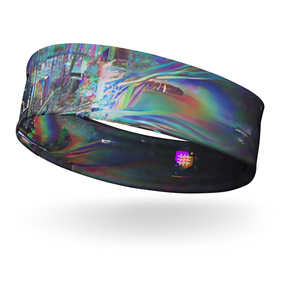 Glitchwear Headband, AI Signature Style AI-Designed 3, main view