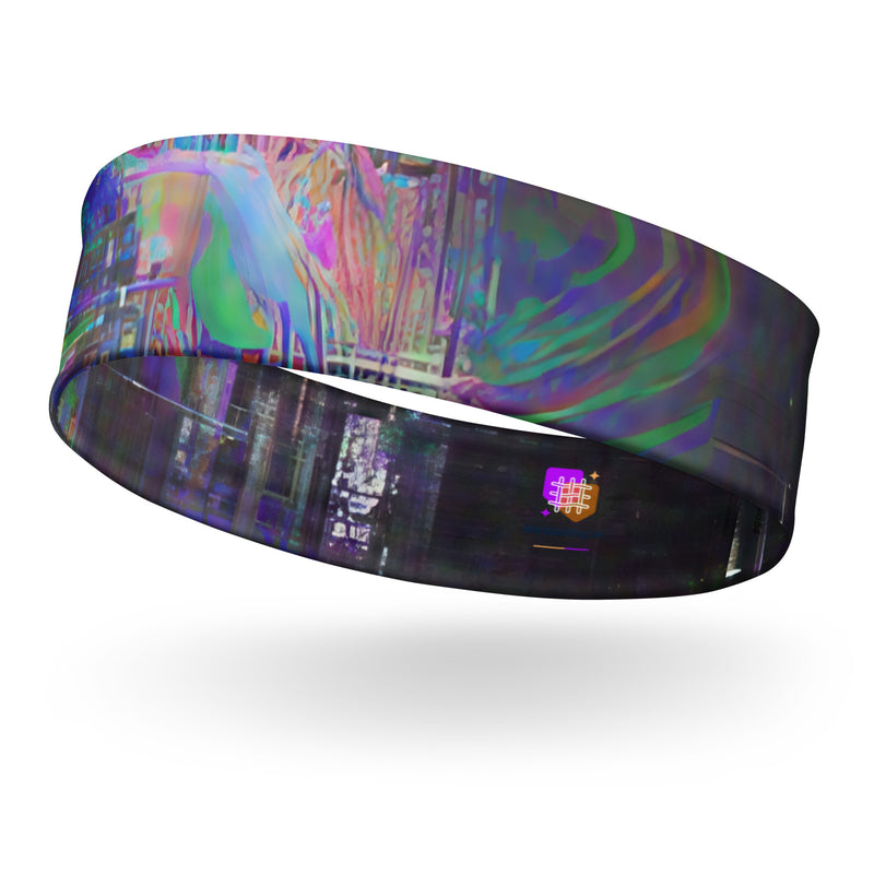 Glitchwear Headband, AI Signature Style AI-Designed 4, main view