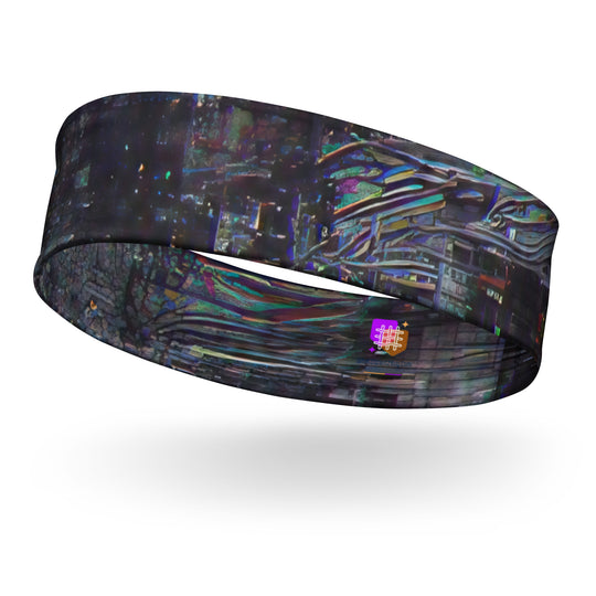 Glitchwear Headband, AI Signature Style AI-Designed 5, main view