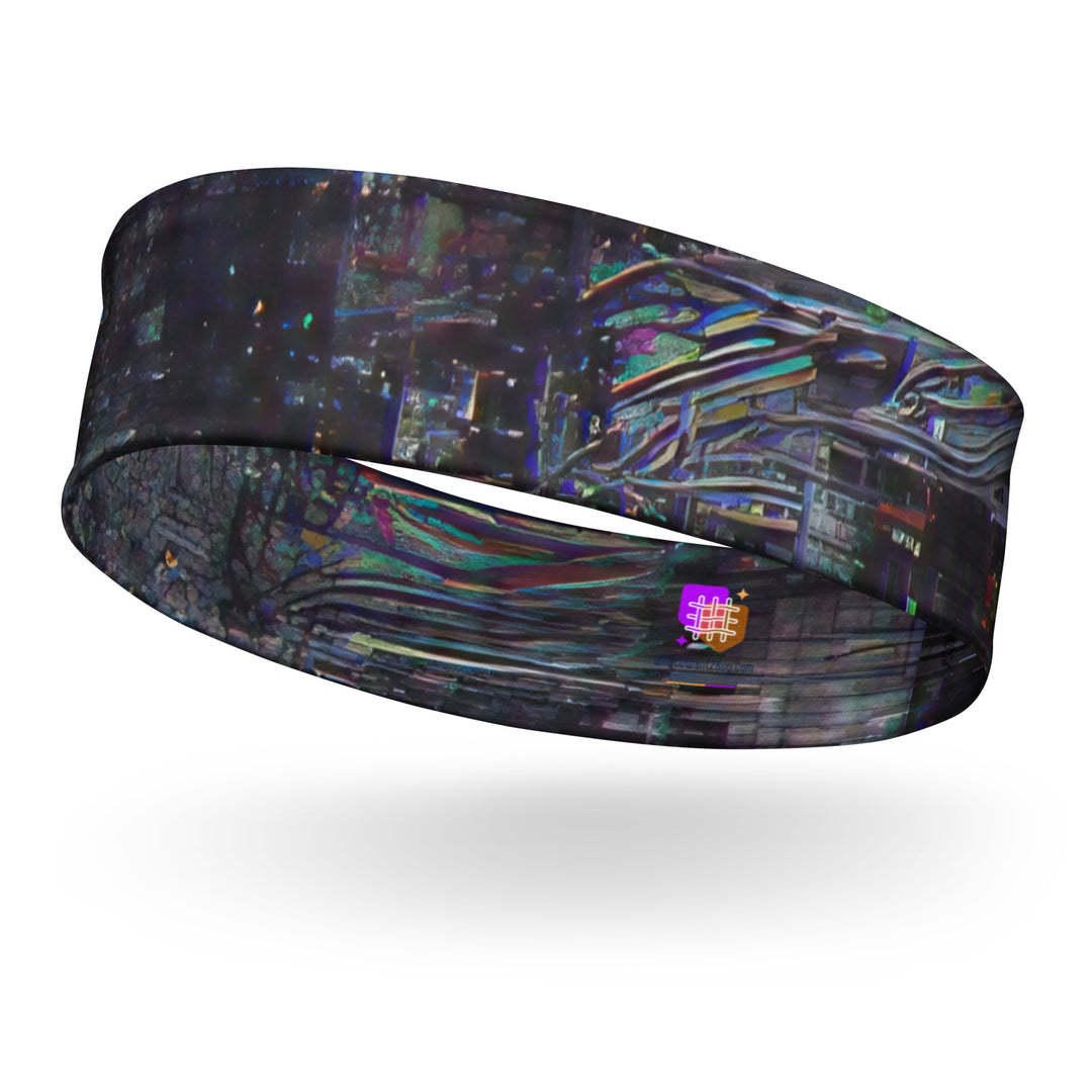 Glitchwear Headband, AI Signature Style AI-Designed 5, main view