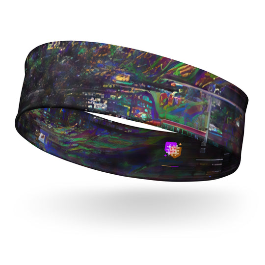 Glitchwear Headband, AI Signature Style AI-Designed 16, main view