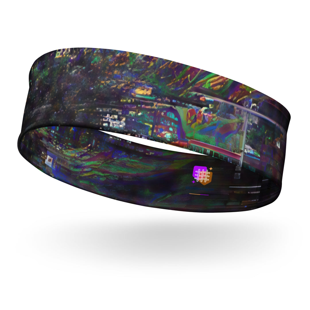 Glitchwear Headband, AI Signature Style AI-Designed 16, main view