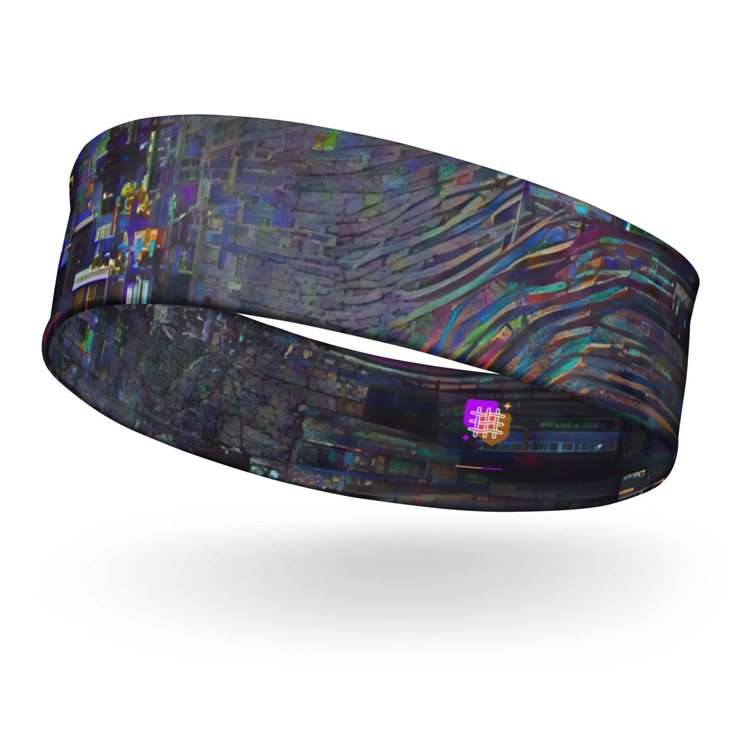 Glitchwear Headband, AI Signature Style AI-Designed 20, main view