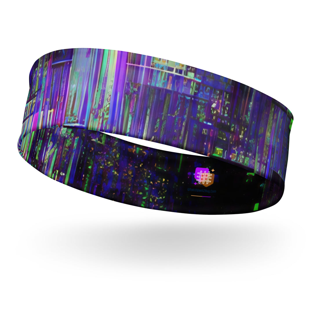 Glitchwear Headband, AI Signature Style AI-Designed 22, main view