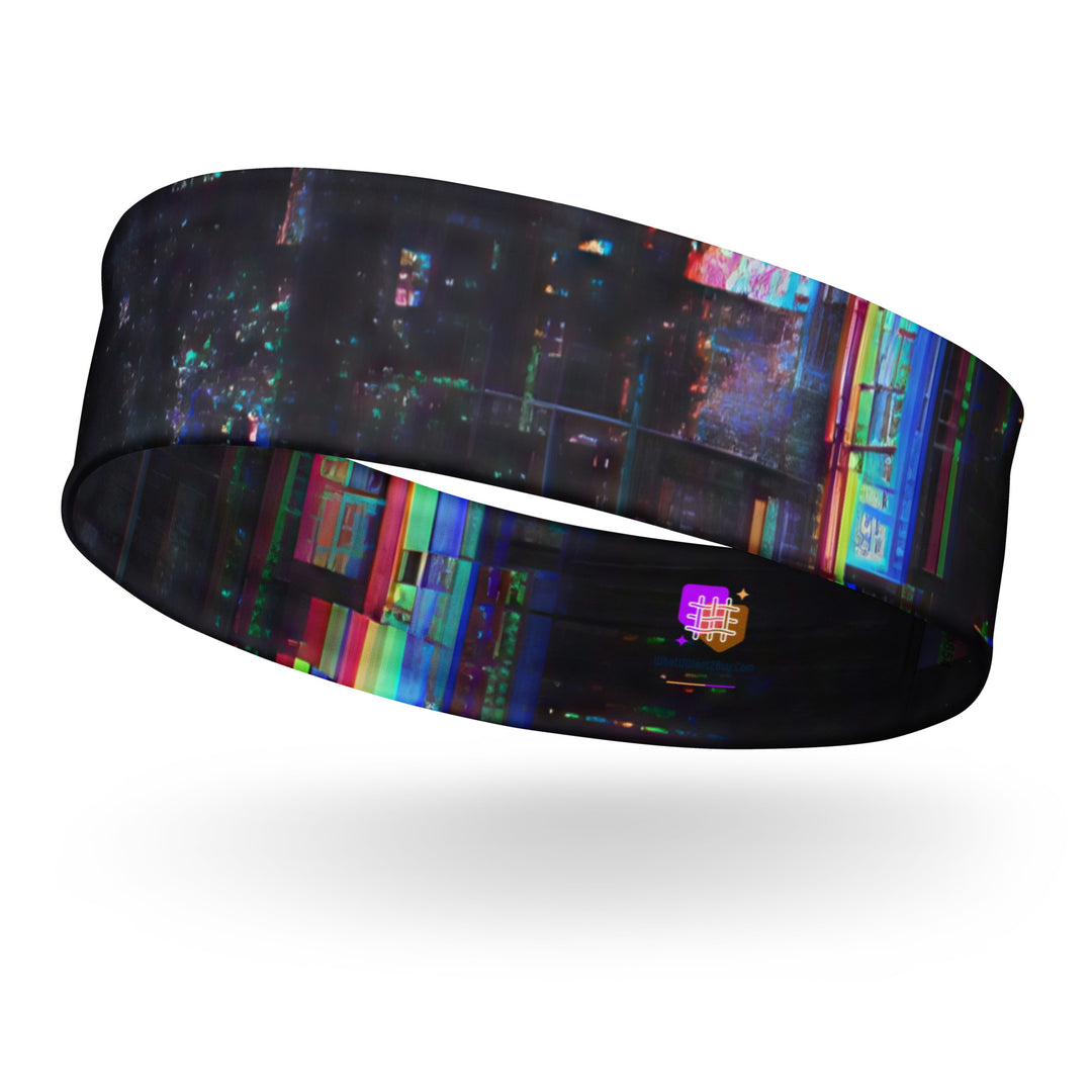 Glitchwear Headband, AI Signature Style AI-Designed 23, main view