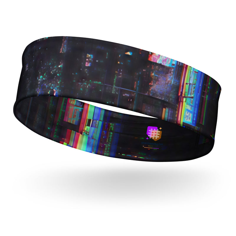 Glitchwear Headband, AI Signature Style AI-Designed 23, main view