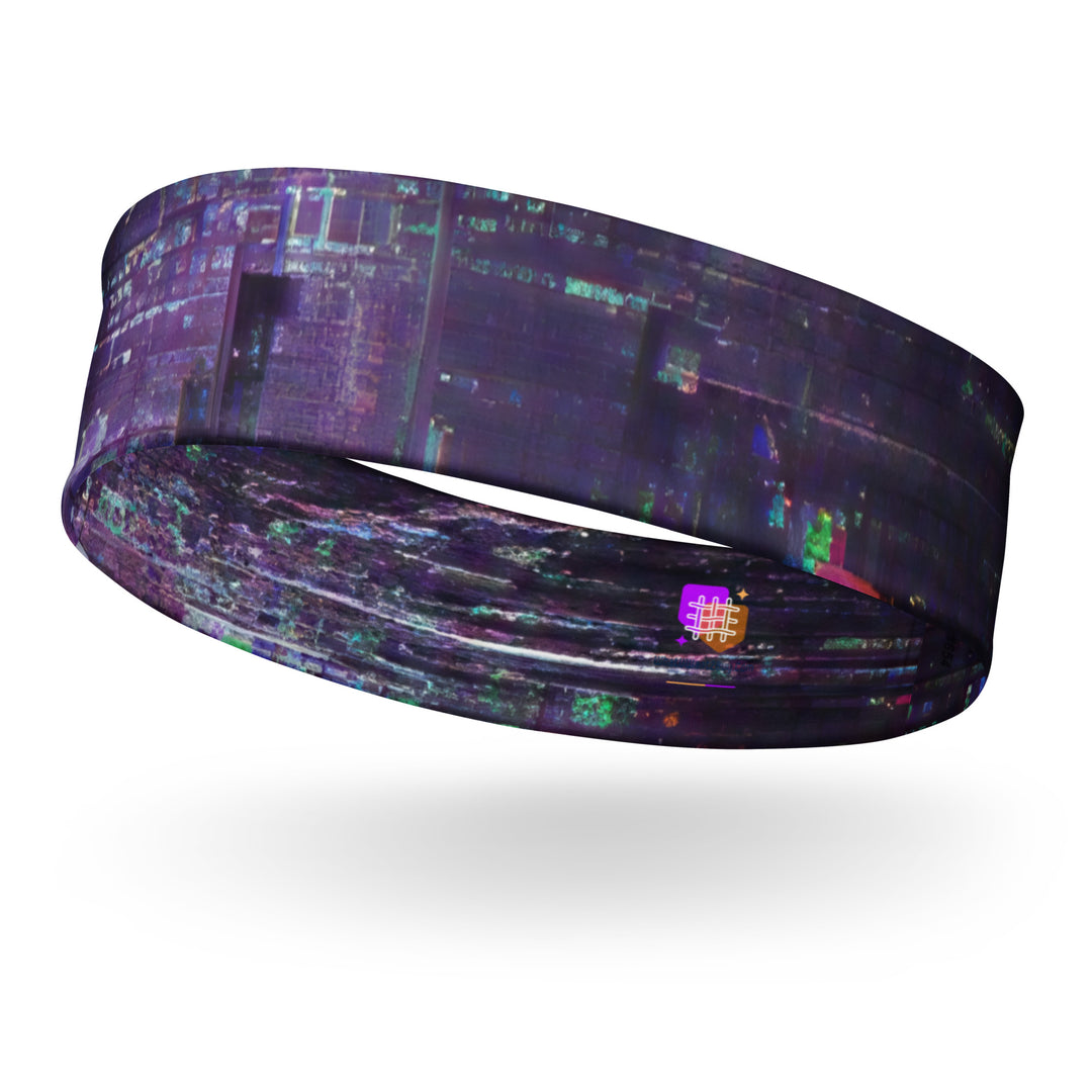 Glitchwear Headband, AI Signature Style AI-Designed 26, main view