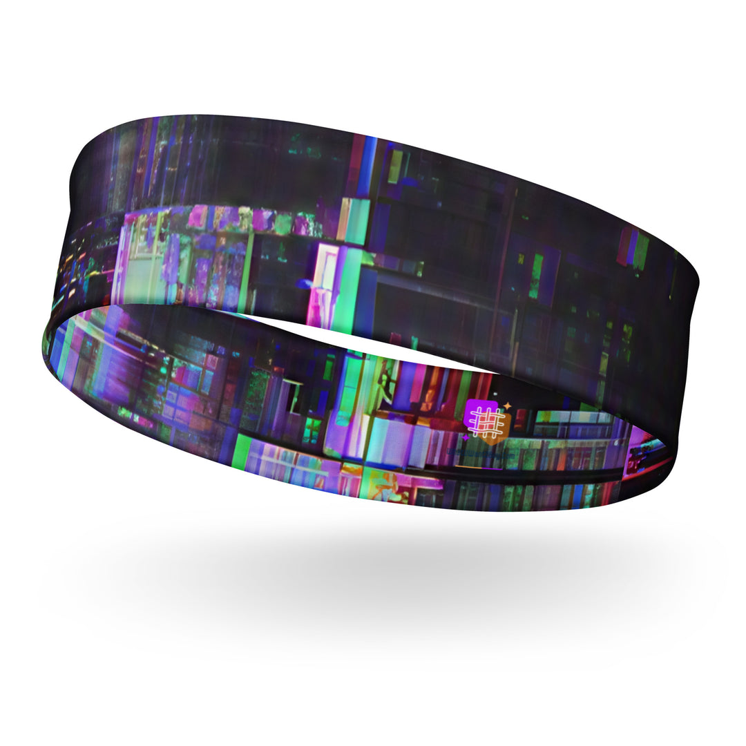 Glitchwear Headband, AI Signature Style AI-Designed 31, main view