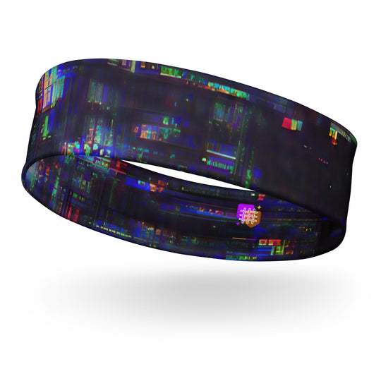 Glitchwear Headband, AI Signature Style AI-Designed 32, main view