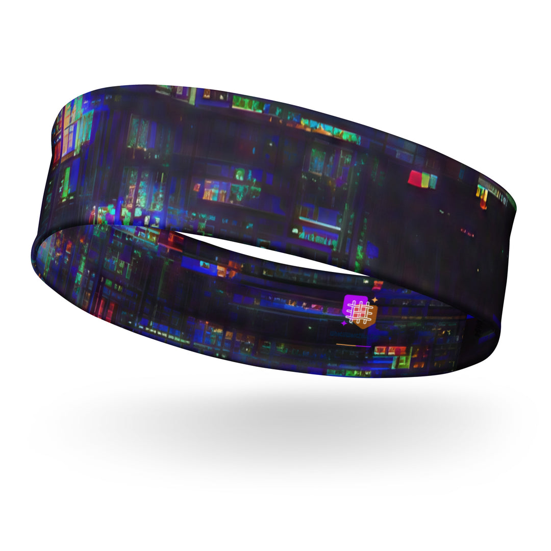 Glitchwear Headband, AI Signature Style AI-Designed 32, main view