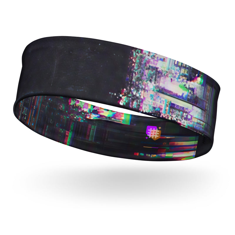 Glitchwear Headband, AI Signature Style AI-Designed 33, main view