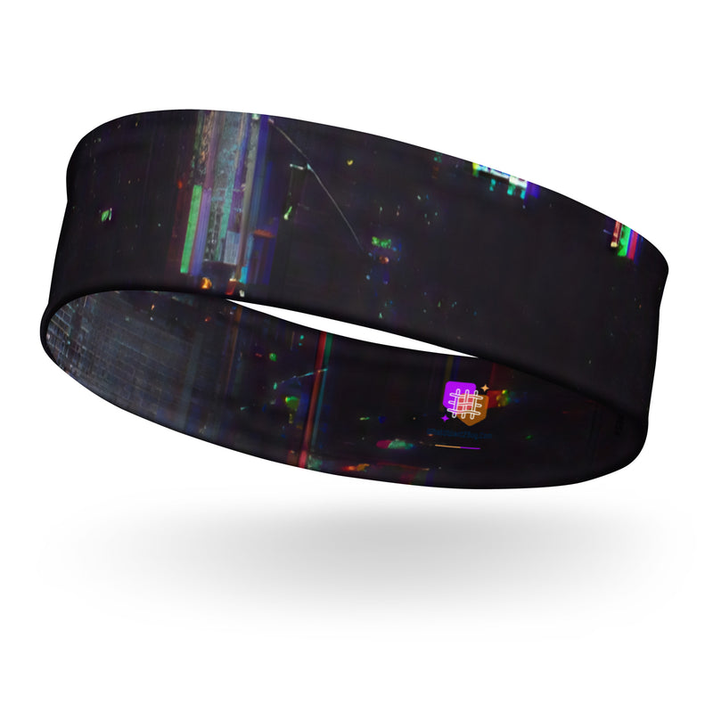 Glitchwear Headband, AI Signature Style AI-Designed 37, main view