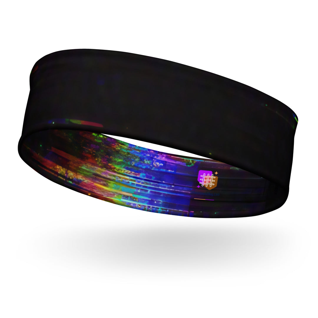 Glitchwear Headband, AI Signature Style AI-Designed 38, main view