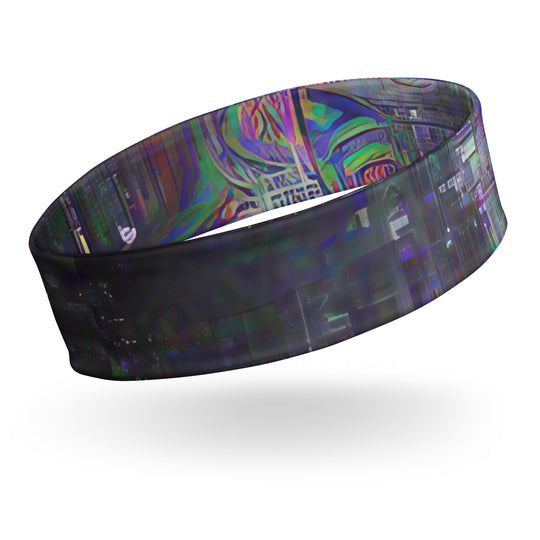 Glitchwear Headband, AI Signature Style AI-Designed 4, view 2