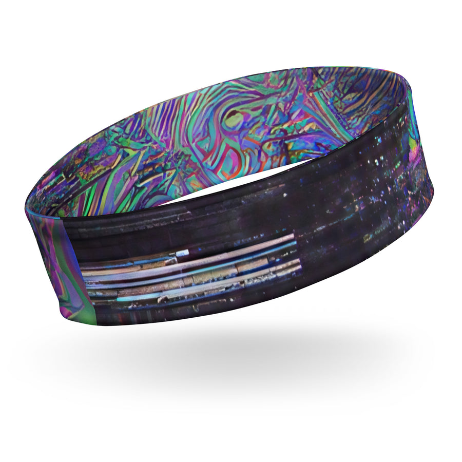 Glitchwear Headband, AI Signature Style AI-Designed 7, view 2
