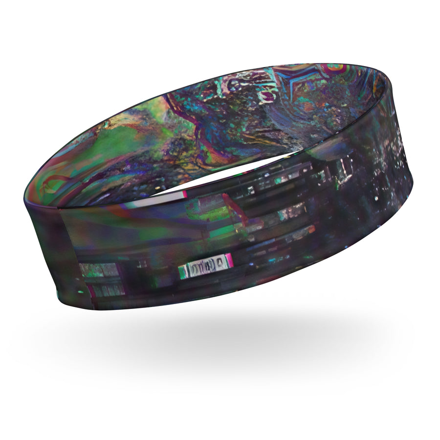 Glitchwear Headband, AI Signature Style AI-Designed 9, view 2