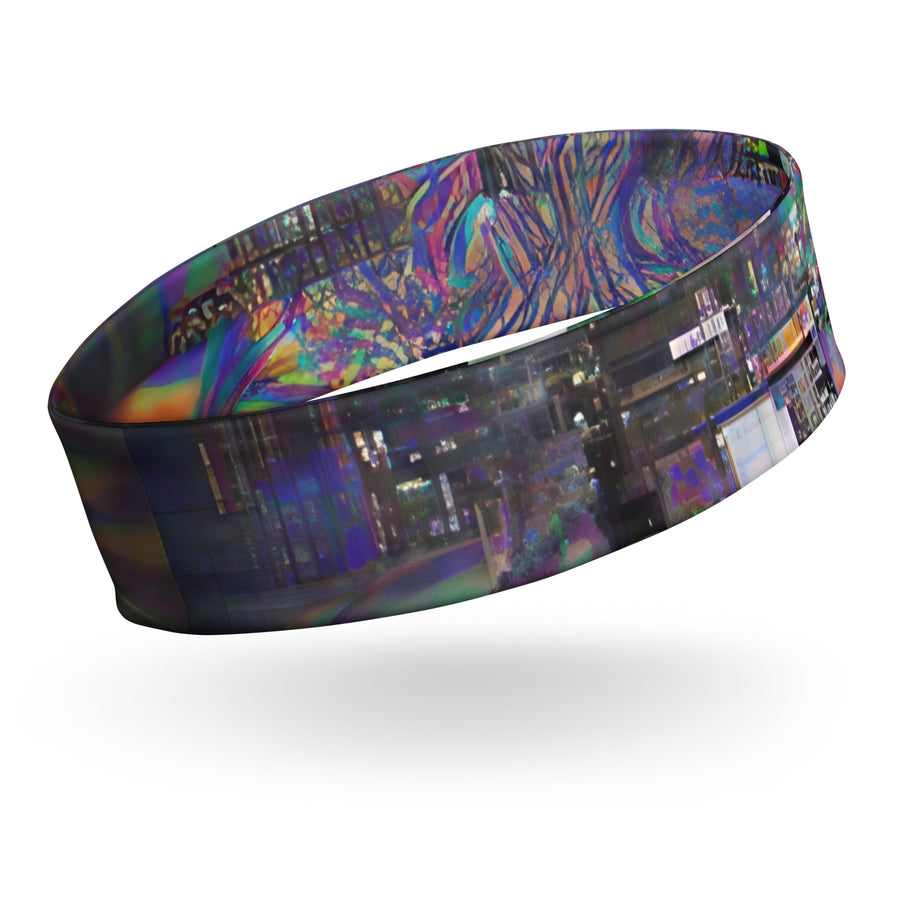 Glitchwear Headband, AI Signature Style AI-Designed 18, view 2