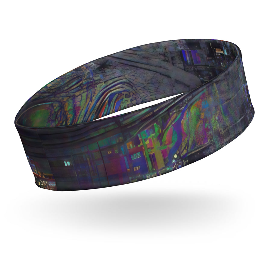Glitchwear Headband, AI Signature Style AI-Designed 20, view 2
