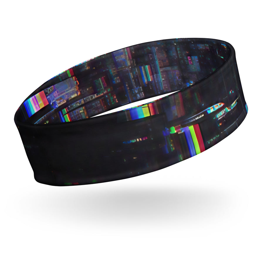 Glitchwear Headband, AI Signature Style AI-Designed 23, view 2