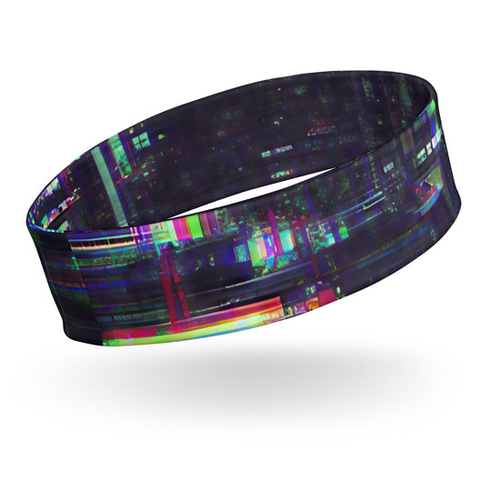 Glitchwear Headband, AI Signature Style AI-Designed 25, view 2