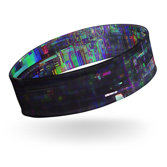 Glitchwear Headband, AI Signature Style AI-Designed 30, view 2