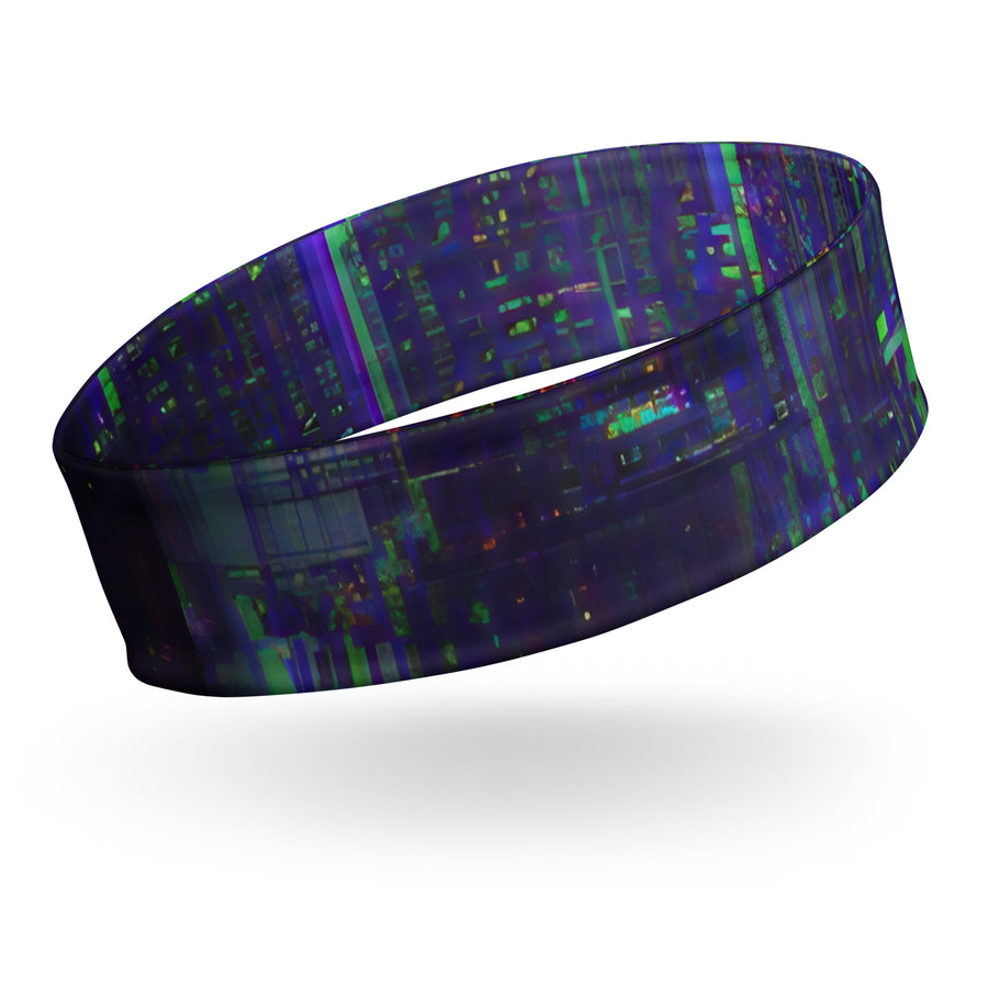 Glitchwear Headband, AI Signature Style AI-Designed 34, view 2