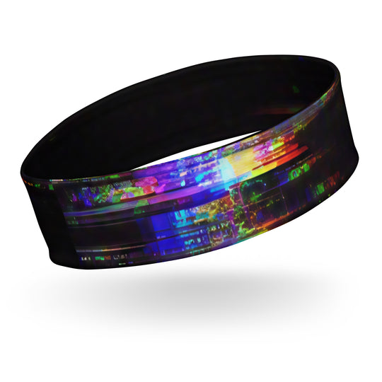 Glitchwear Headband, AI Signature Style AI-Designed 38, view 2
