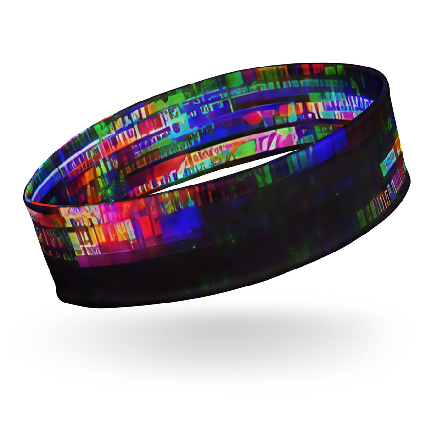 Glitchwear Headband, AI Signature Style AI-Designed 45, view 2