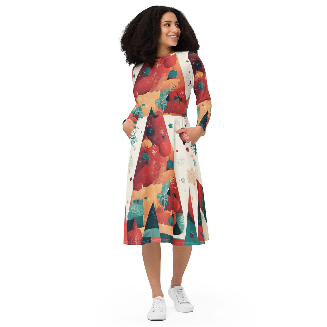 all over print dress design Custom All-over Print Sleeveless Dress