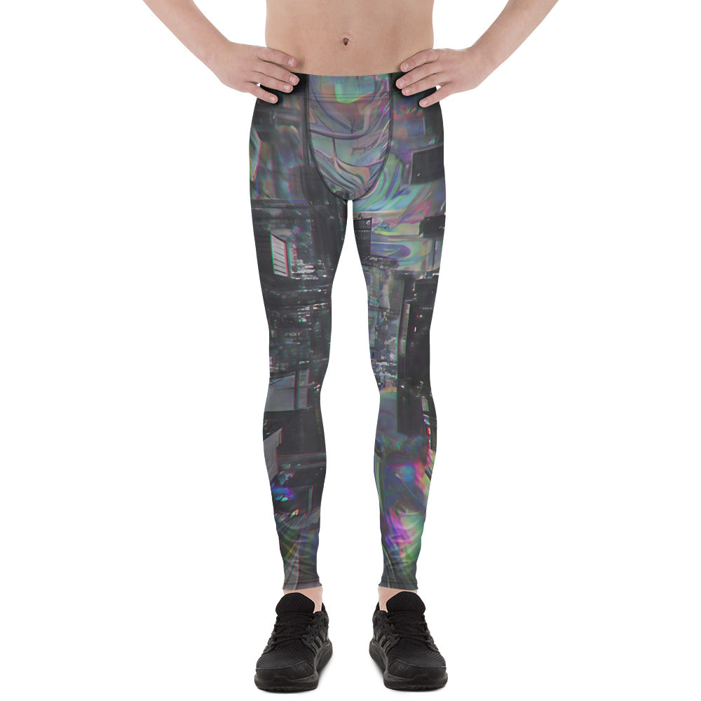 Glitchwear Men's Leggings, Everyday AI-Designed 0, view 5