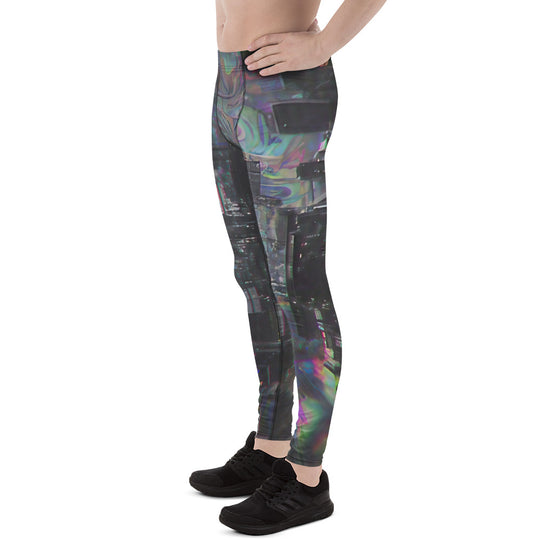 Glitchwear Men's Leggings, Everyday AI-Designed 0, view 7