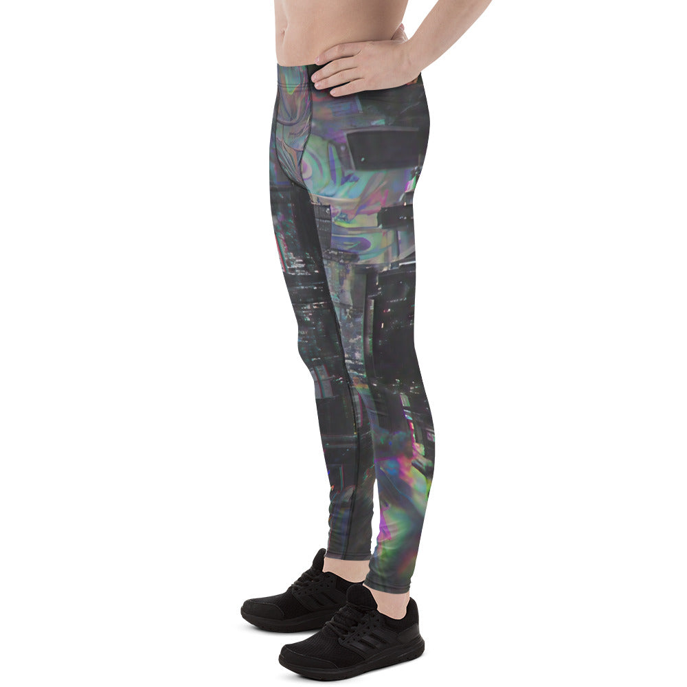 Glitchwear Men's Leggings, Everyday AI-Designed 0, view 7