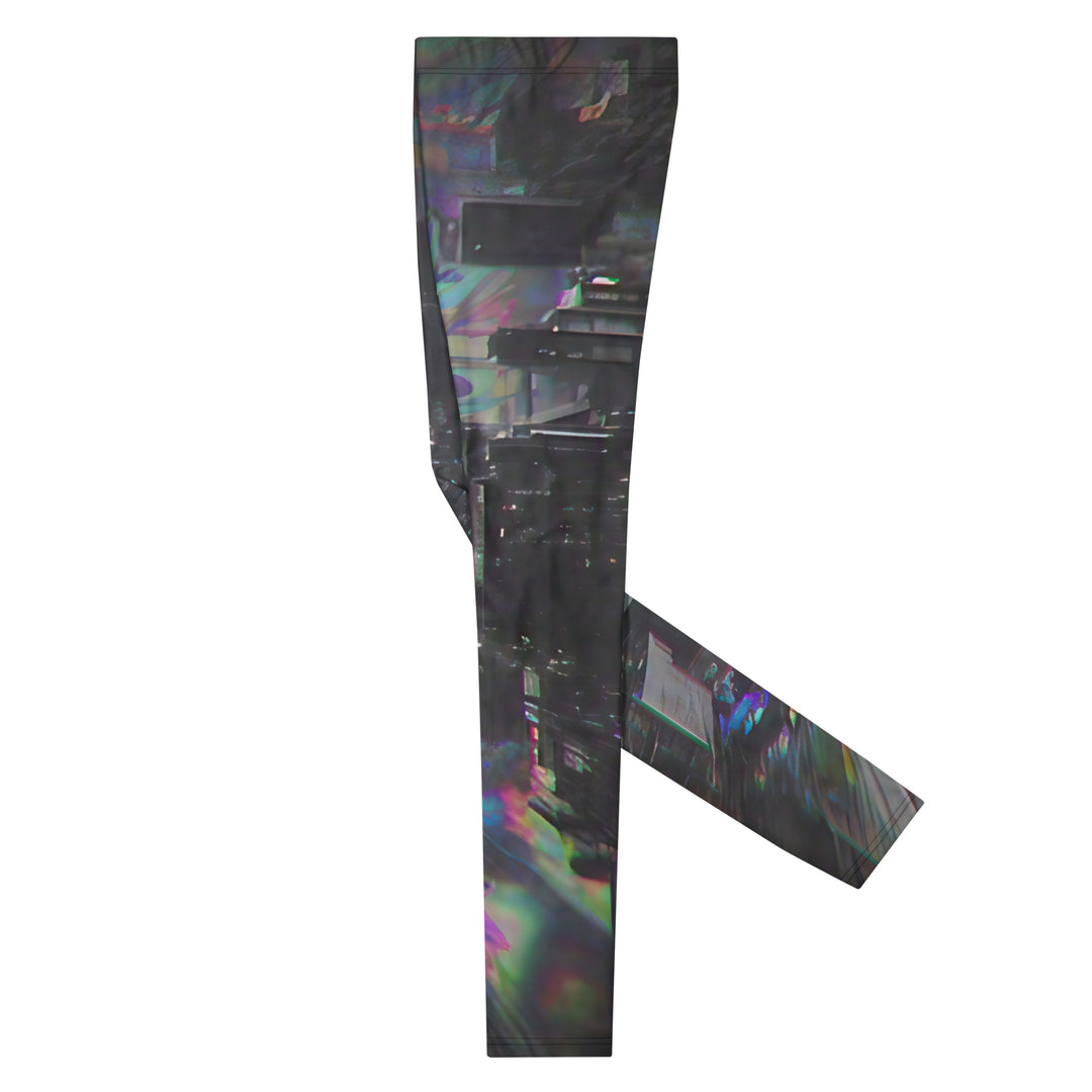 Glitchwear Men's Leggings, Everyday AI-Designed 0, view 3