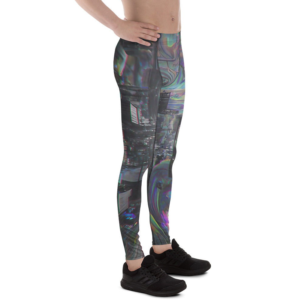 Glitchwear Men's Leggings, Everyday AI-Designed 0, view 8