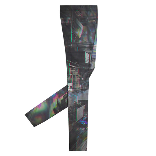 Glitchwear Men's Leggings, Everyday AI-Designed 0, view 4