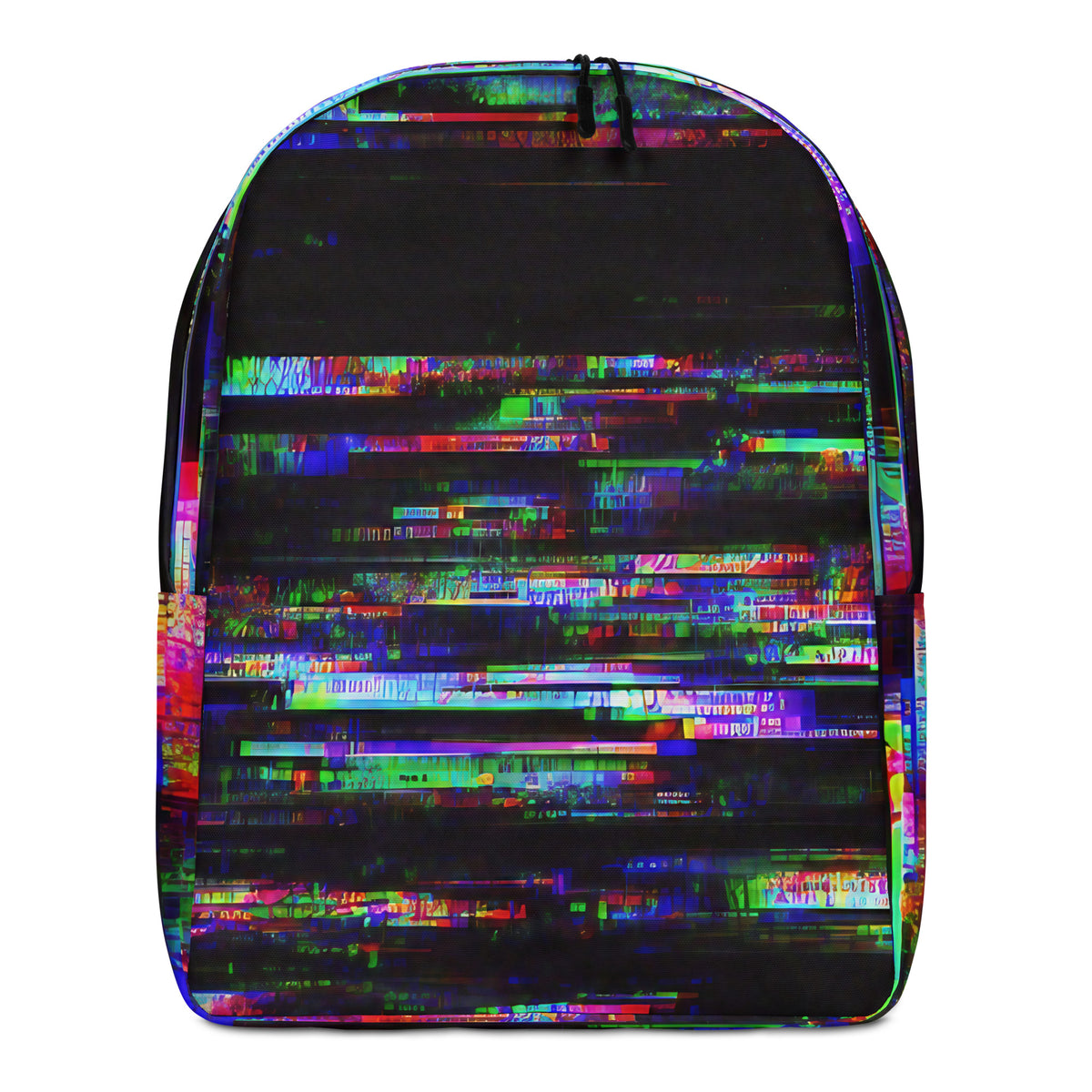 Glitchwear Minimalist Backpack | AI Signature Style AI-Designed 334