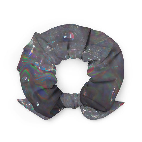 Glitchwear Scrunchie, AI Signature Style AI-Designed 8, back view
